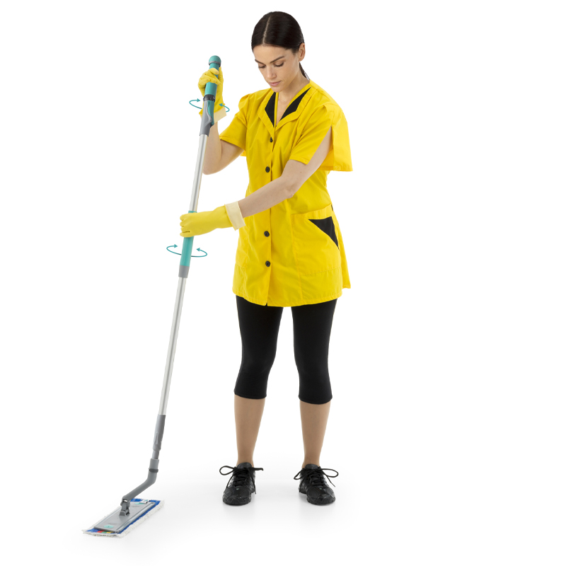 Mop cu apa, rezervor in maner dublu articulat, Kärcher, tip Kit Ray Infinity