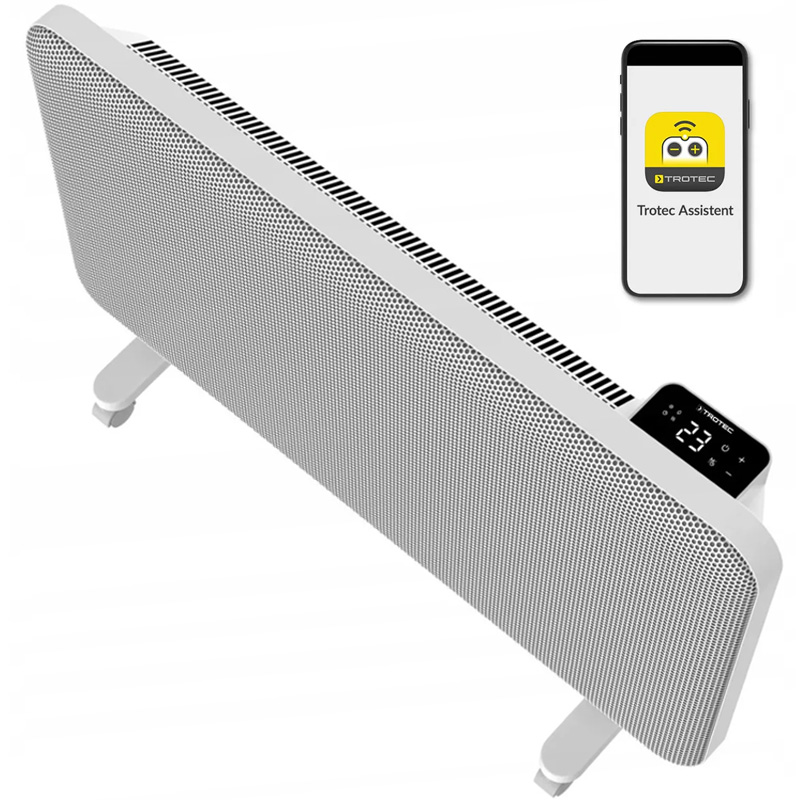 Convector electric TROTEC TCH 2030 E - 2000W, Wi-Fi