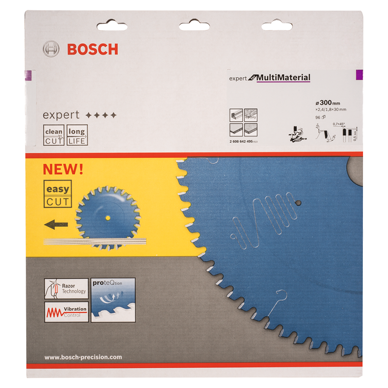 Disc pentru circular, 300 x 30 x 2.4 mm, 96T dinti, EXPERT Multi Material