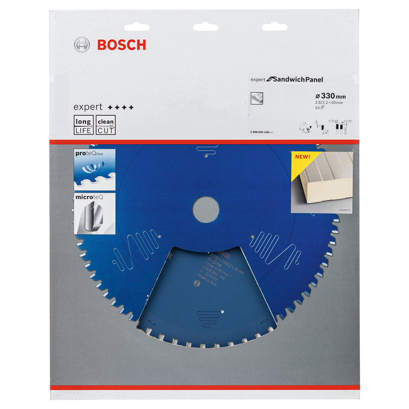 Disc pentru circular, 330 x 30 mm, 54 dinti, Expert for Sandwich Panel
