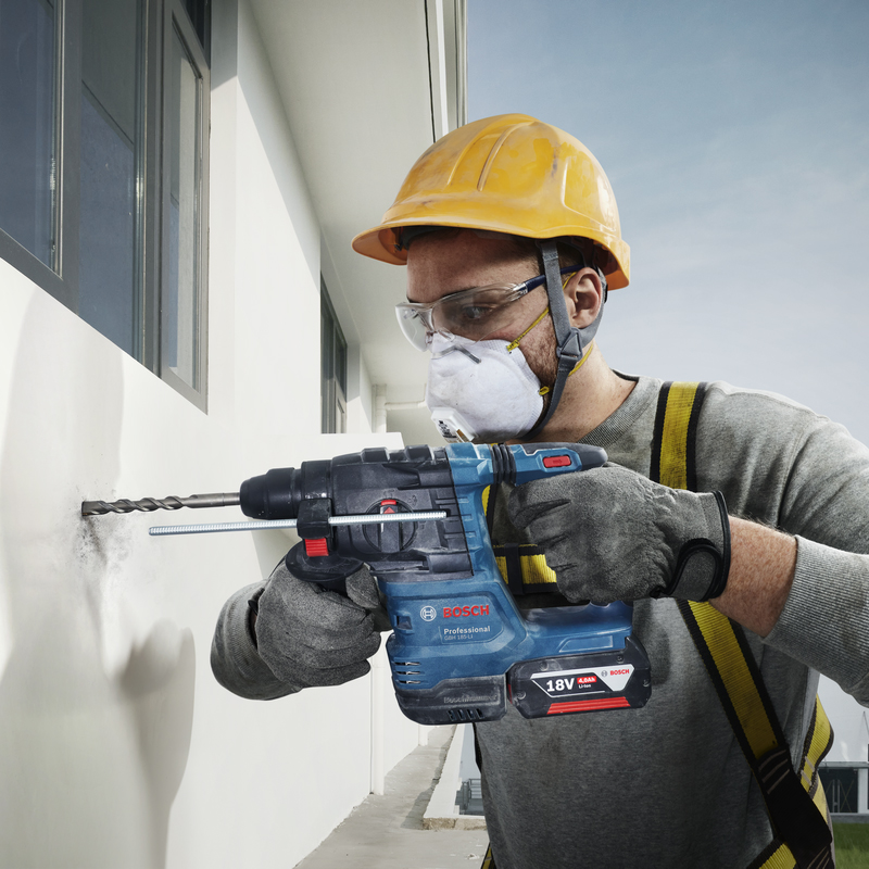 Ciocan rotopercutor SDS-plus 18V, 1.9 J, SOLO, Bosch KICKBACK CONTROL tip GBH 185-LI