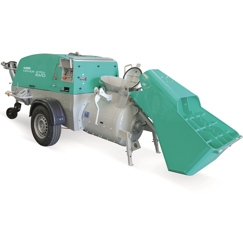 Pompa pentru transport sapa remorcabila, motor Diesel, IMER Mover 270 EVO DBR