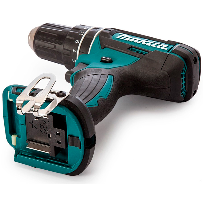 Masina de gaurit si insurubat Makita cu 2 acumulatori 18V, 3Ah, Brushless, tip DHP482RFE