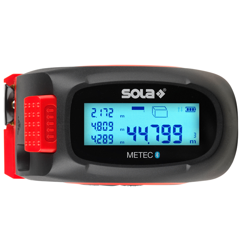 Ruleta digitala SOLA METEC, 5m, cu telemetru laser 20m, Bluetooth