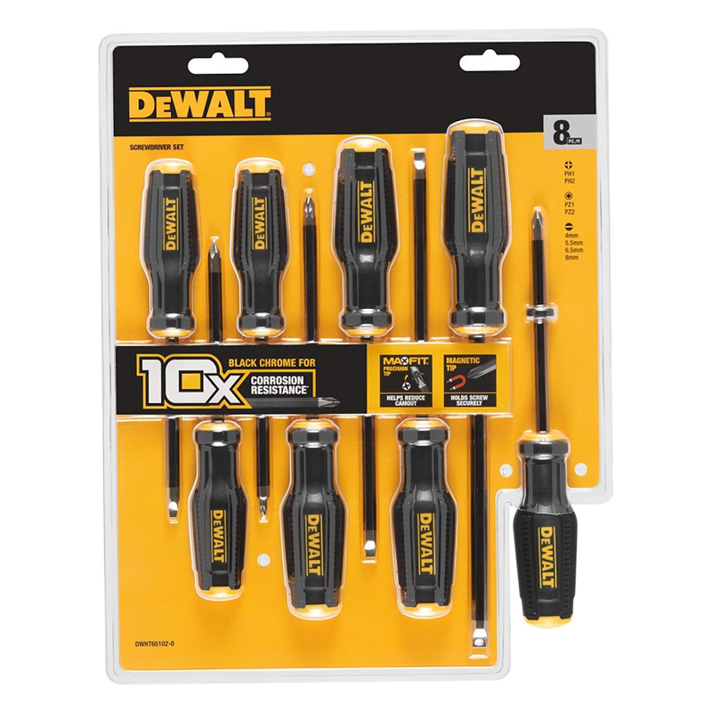 Set 8 surubelnite DeWALT TOUGHSERIES MAXFIT Set 8 surubelnite DeWALT TOUGHSERIES MAXFIT
