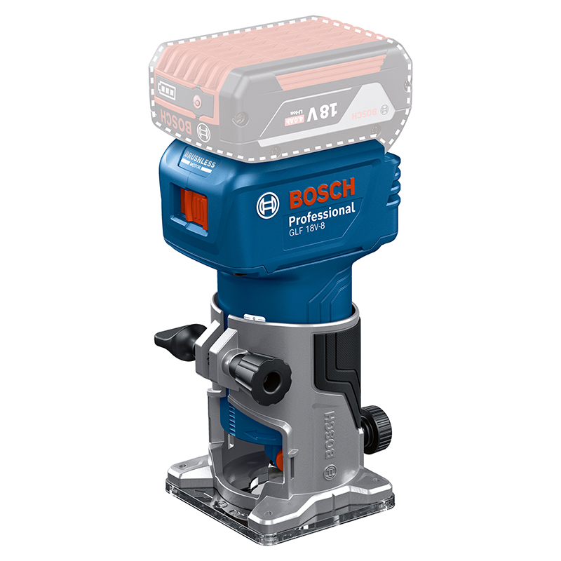 Masina de frezat verticala Bosch 18V, SOLO, tip GLF 18V-8 Masina de frezat verticala Bosch 18V, SOLO, tip GLF 18V-8