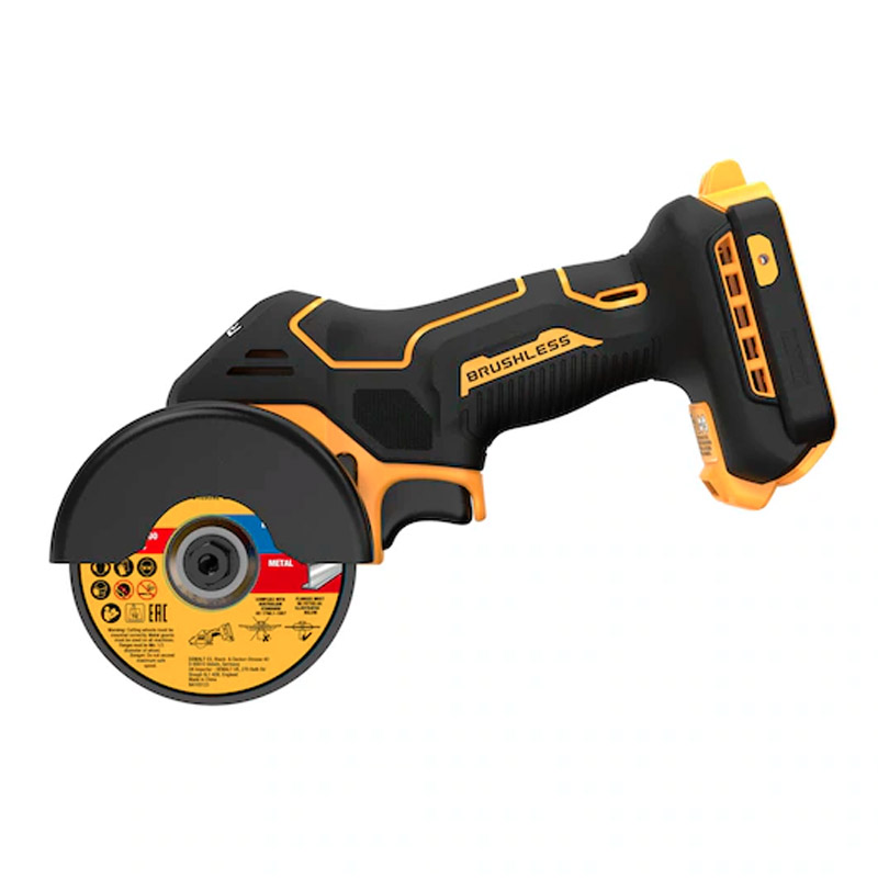 Polizor unghiular cu accesorii, 76 mm, 18V, SOLO, DeWalt DCS438N-XJ