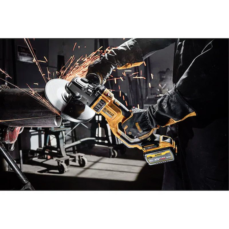 Polizor unghiular DeWALT, 230mm, 54V, 6000 rpm, SOLO, in cutie carton, tip DCG460N-XJ