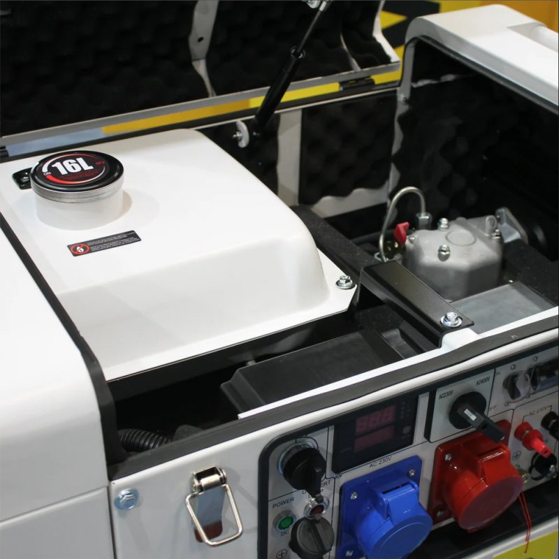 Generator de curent trifazat, insonorizat, pornire electrica, 9.4 kVA, SENCI SCDG10000SE TEQ