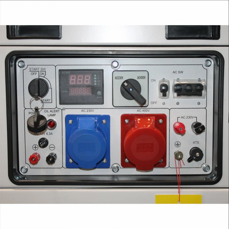 Generator de curent trifazat, insonorizat, pornire electrica, 9.4 kVA, SENCI SCDG10000SE TEQ