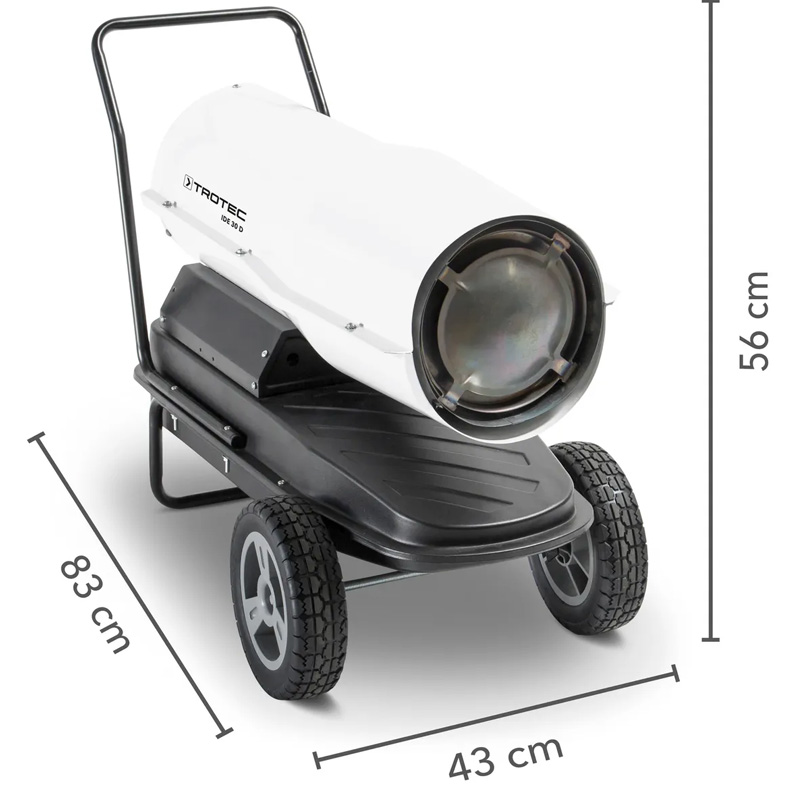 Incalzitor cu motorina cu ardere directa, 30kW TROTEC tip IDE30D Incalzitor cu motorina cu ardere directa, 30kW TROTEC tip IDE30D