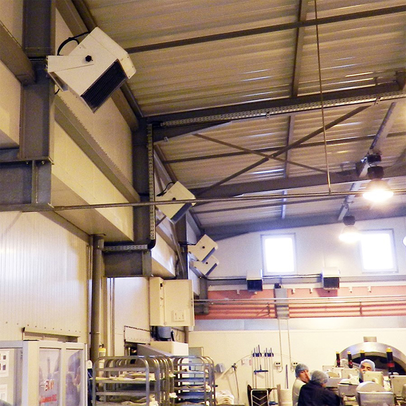Incalzitor electric suspendat MASTER TR9D, trifazat cu ventilator si termostat