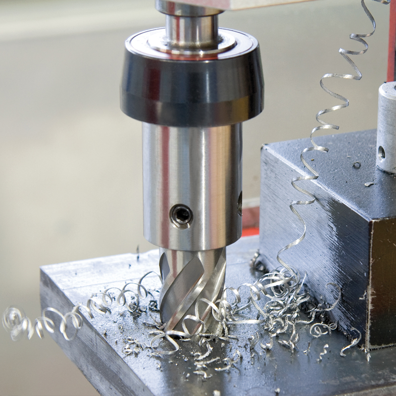 Set 6 carote HSS-TiAIN, 12-22mm, Weldon + tija centrare, RUKO