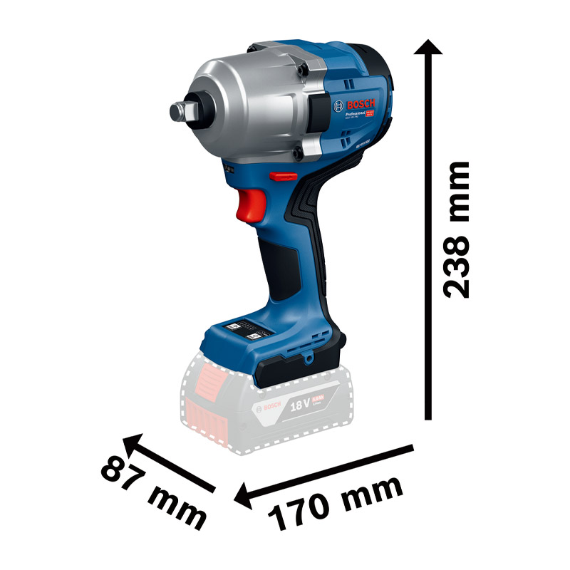Masina de gaurit/insurubat cu percutie 18V Li-Ion, 780 Nm, 1/2