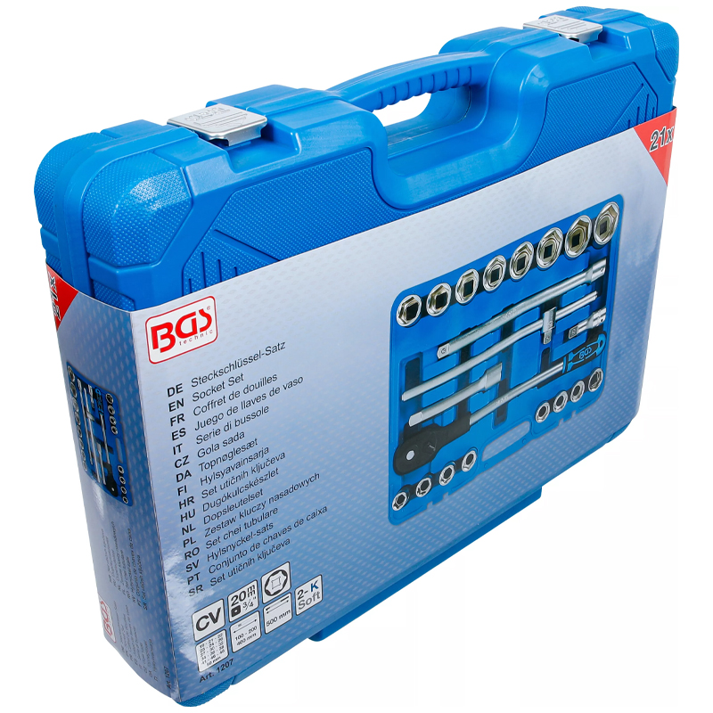 Trusa 21 piese chei 3/4