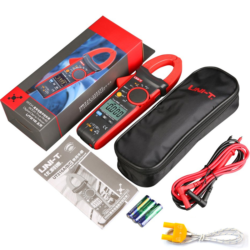  Clampmetru digital (cleste ampermetric) 8 functii, tip UT216C UNI-T