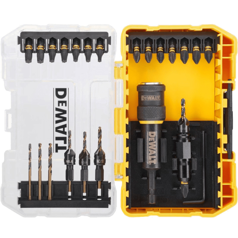 Set accesorii gaurire si insurubare Flip and Drive DeWalt, in ToughCase