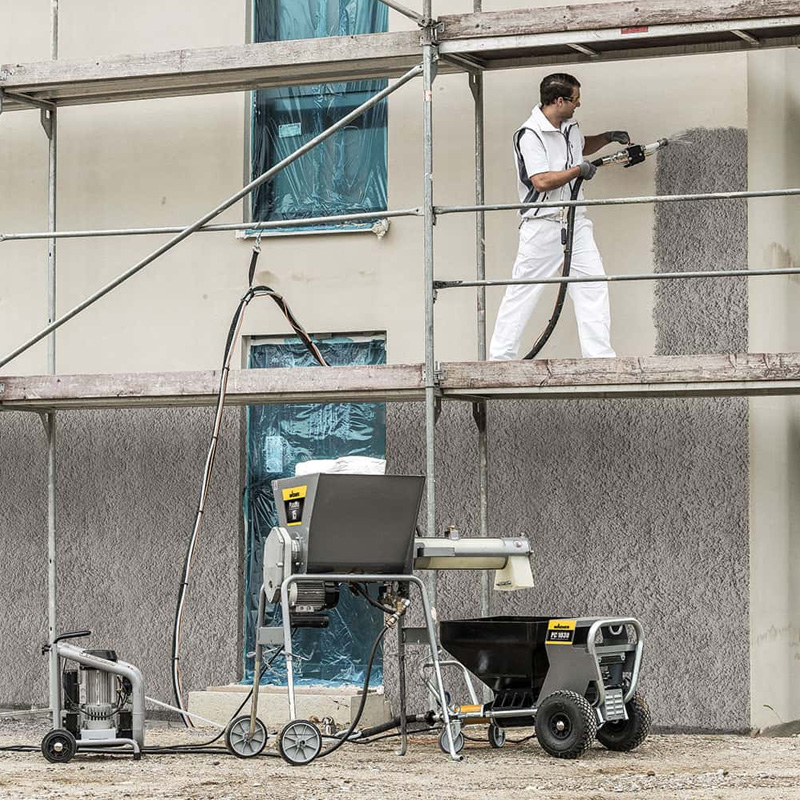 Pompa pentru gleturi, tencuieli, decorative, WAGNER PlastCoat 1030E Spraypack