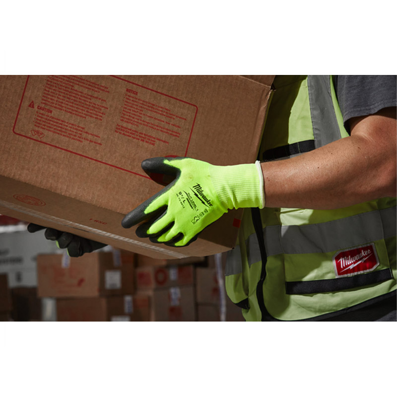 Manusi de inalta vizibilitate rezistente la taiere nivel A, marime L/9