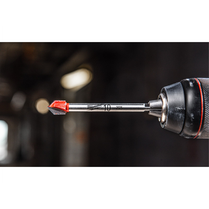 Burghiu pentru sticla si placi ceramice, 12x95 mm, Milwaukee