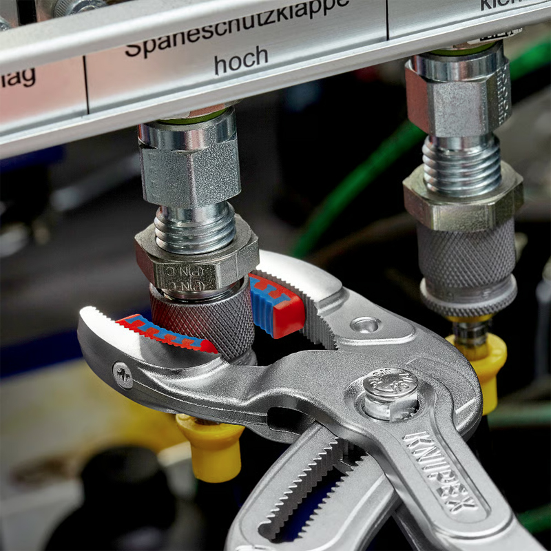 Cleste pentrut sifon, conectori si tevi plastic 250 mm, Ø 10-75 mm, Knipex