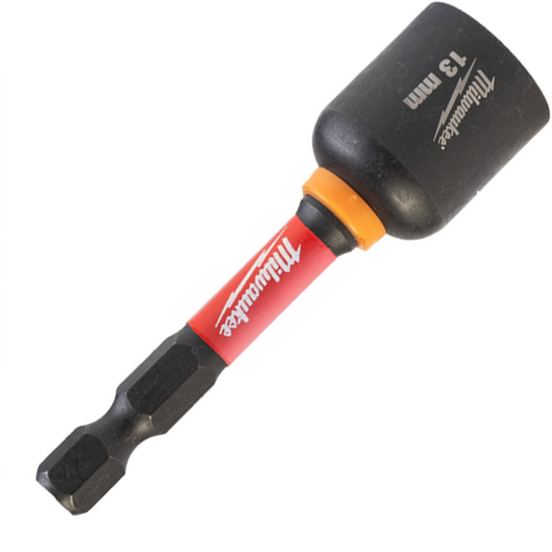 Cheie tubulara magnetica de impact MILWAUKEE, pentru masini de insurubat, 1/4”, 13 mm