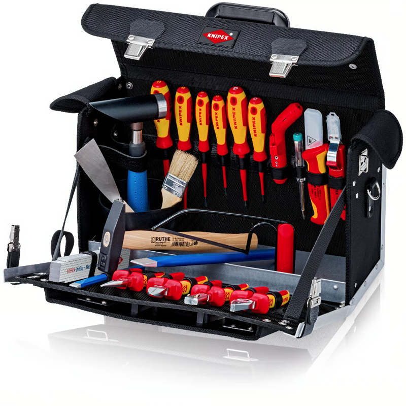 Geanta 23 scule electrician, Knipex, izolate VDE100V, 