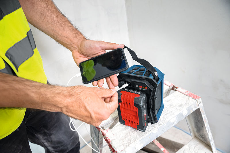 Boxa/difuzor BOSCH PRO GPB 18V-1 C, Bluetooth, 18V, pentru santier, Solo