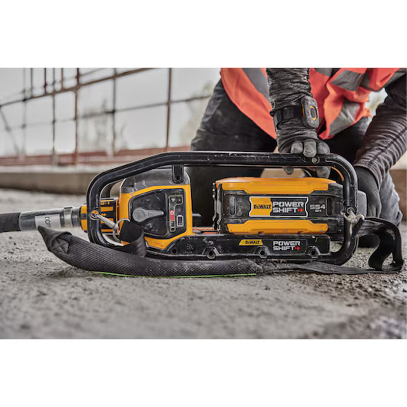 Vibrator de beton PowerPack Dewalt PowerShift DCPS320N-XJ, cu acumulatori 55V, Solo