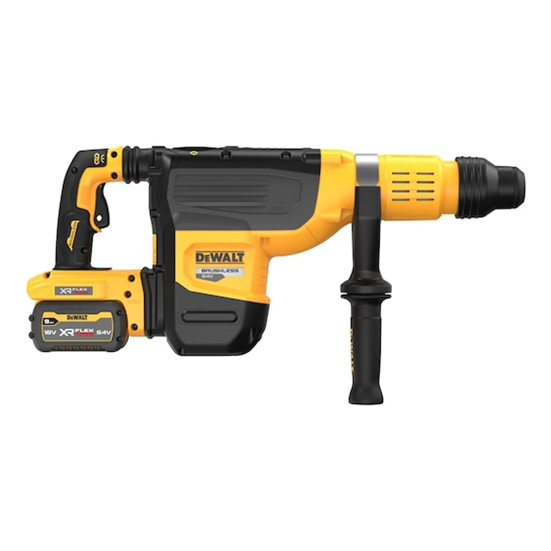 Ciocan rotopercutor SDS-Max cu 3 functii, 54V Li-Ion XR FLEXVOLT 2 x 9.0 Ah, 19.4 J, 52 mm, DeWalt tip DCH775X2-QW