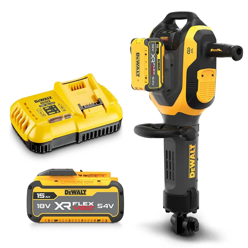 Ciocan demolator cu acumulatori DEWALT DCH966Z2-QW, SDS-Max, 54V, 2x15.0 Ah, 41 J, 18.5kg 