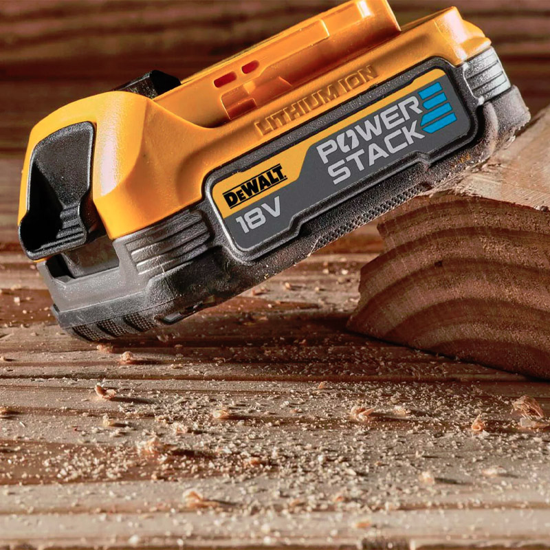 Pachet 2 acumulatori Li-Ion XR POWERSTACK 18V / 1.7 Ah si incarcator rapid DCB1102, Dewalt