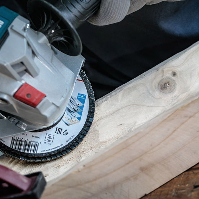 Disc de slefuire lamelar/evantai Bosch X451, 125x22.23 mm, G120, T29