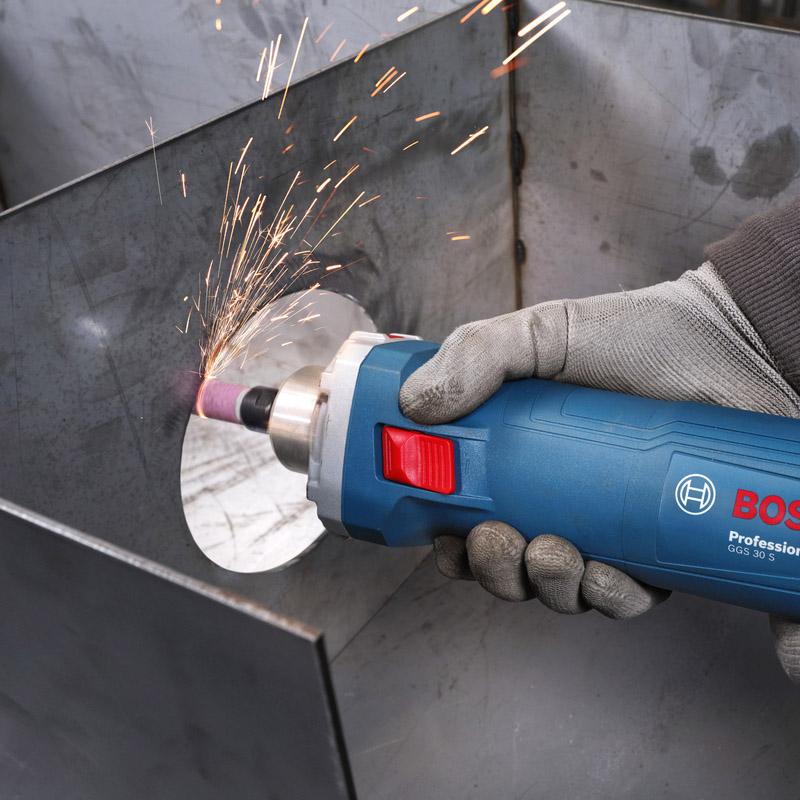 Polizor drept (biax) cu arbore de slefuie scurt, Bosch tip GGS 30 S