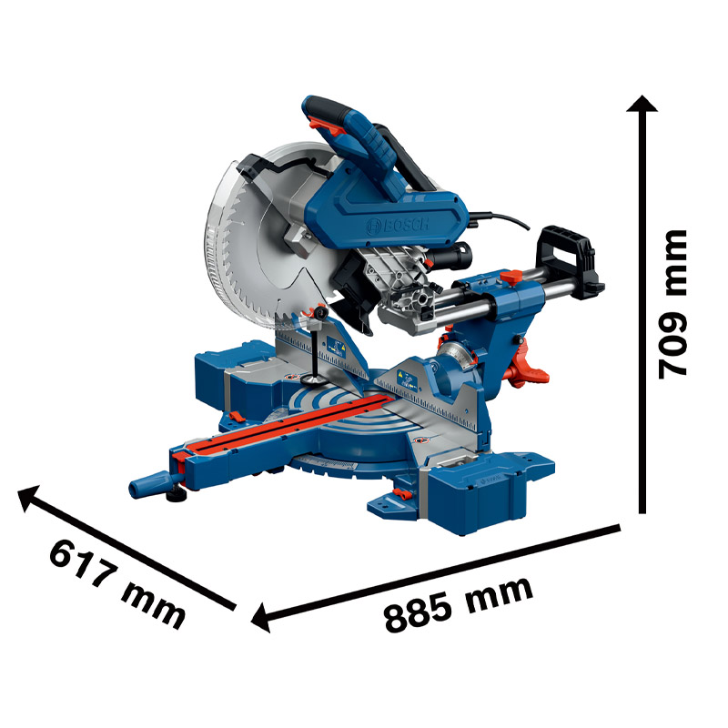 Fierastrau circular basculant, Bosch tip GCM 340-305 D