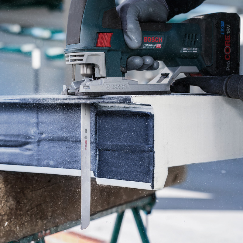 Panza pentru fierastraie verticale, pentru panouri sandwich, T1018 AFP, 3 buc. BOSCH