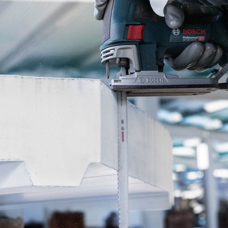 Panza pentru fierastraie verticale, pentru panouri sandwich, T1018 AFP, 3 buc. BOSCH