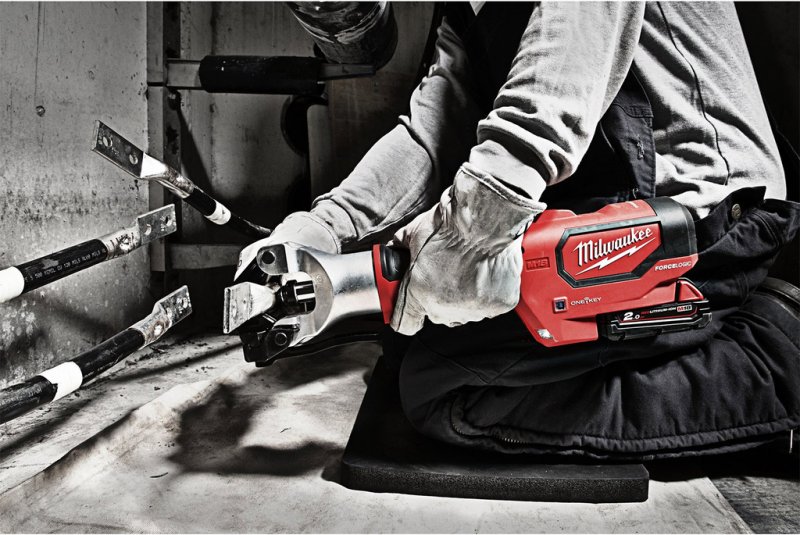 Presa hidraulica, sertizor fara bacuri M18™, 2x2Ah, FORCE LOGIC™ Milwaukee High Force, tip M18 HDCT-202C