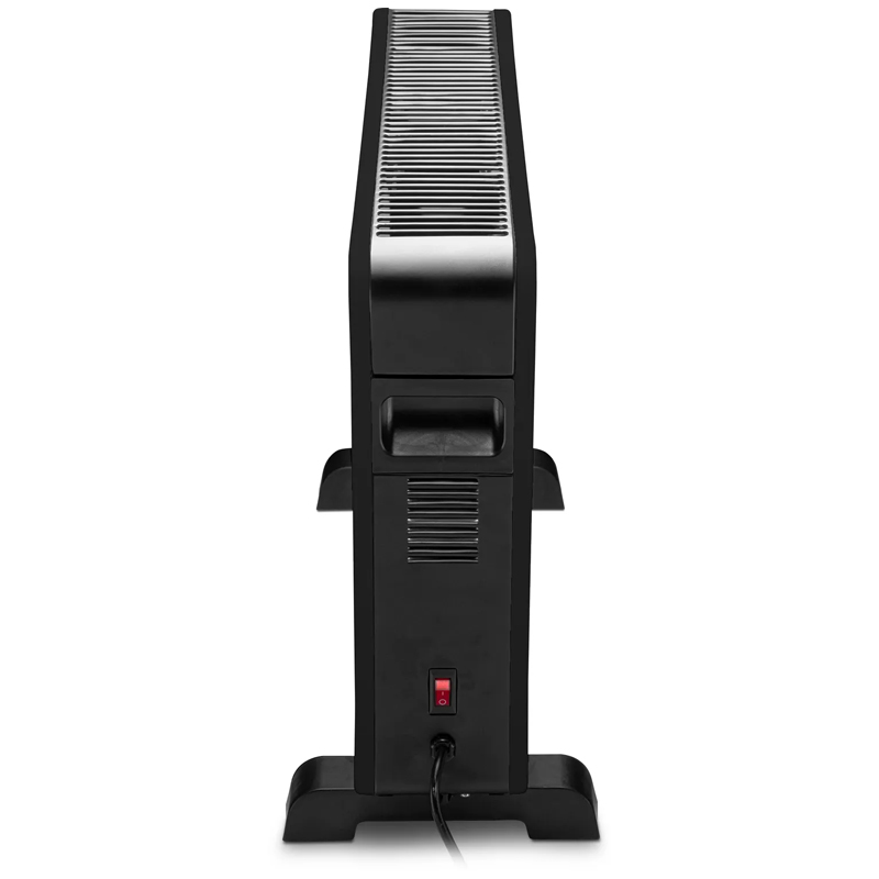 Convector electric TROTEC TCH 2312E Design Drept - 2300W, negru, cu telecomanda