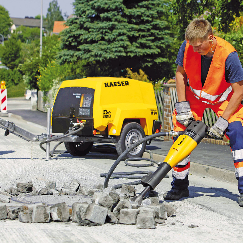 Motocompresor KAESER M20PE - 2 m³/min, 7 bar