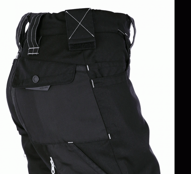 Pantaloni de lucru ergonomici Strauss, e.s.motion 2020, negru-platina, marimea 48