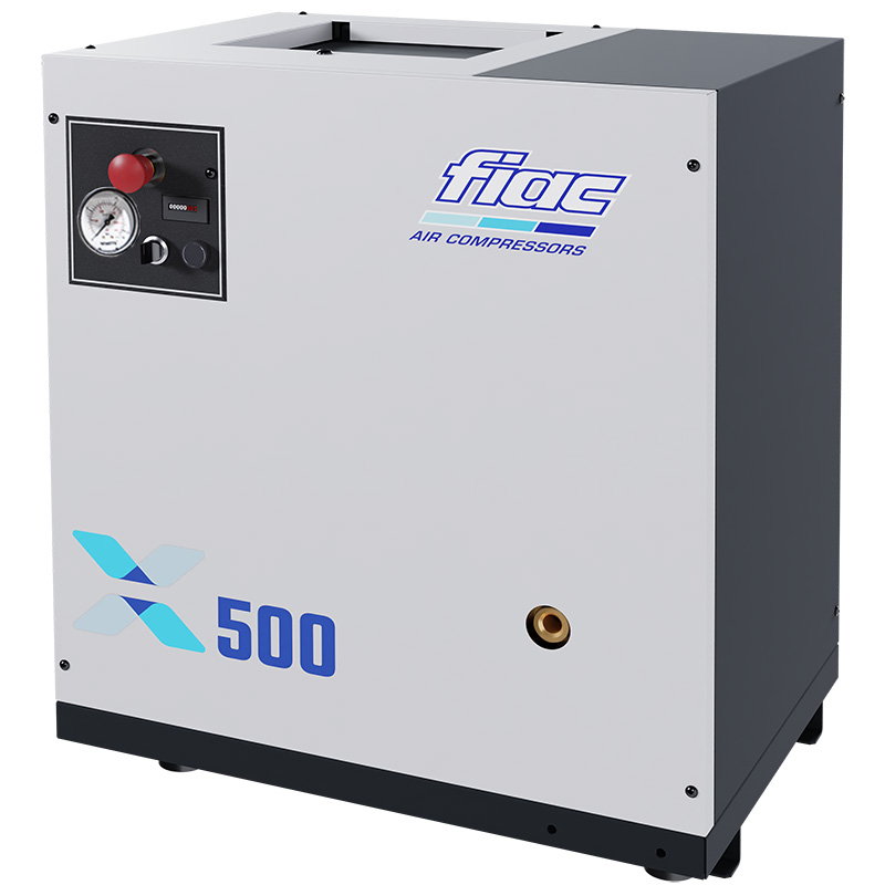 Compresor profesional cu șurub FIAC X500 cu inverter - 10 bar, 498 l/min