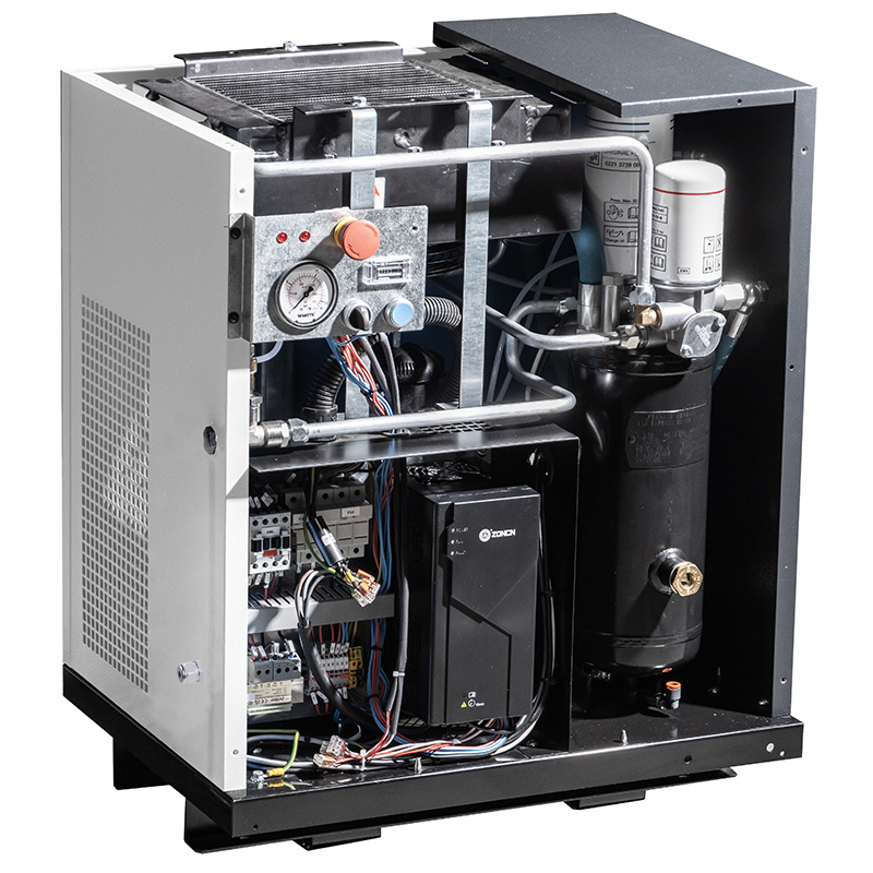 Compresor profesional cu șurub FIAC X500 cu inverter - 10 bar, 498 l/min