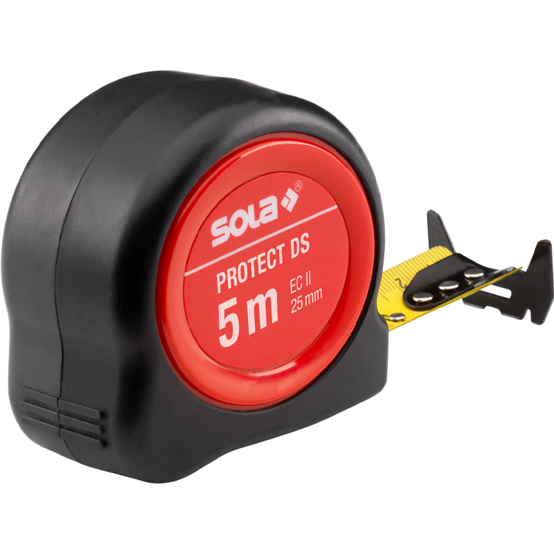 Ruleta SOLA Profesional PROTECT PE DS 525, 5 m, 25 mm, clasa 2, dublu marcaj