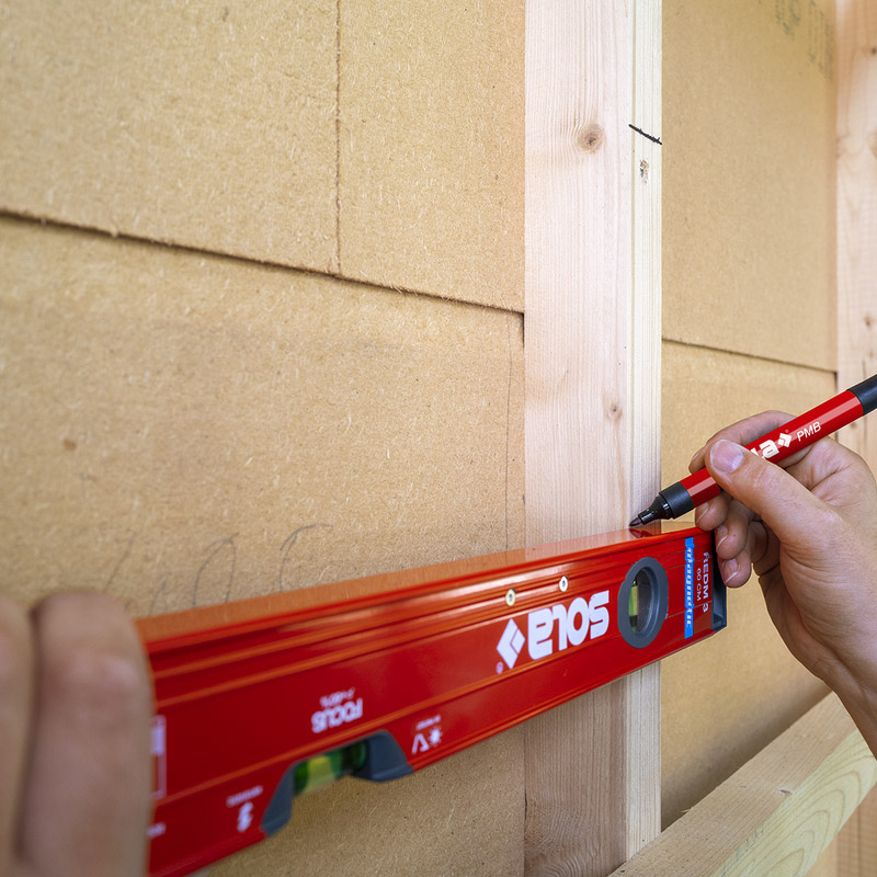 Set 40 markere permanente SOLA PMBR, 20 negre si 20 rosii pentru uz profesional