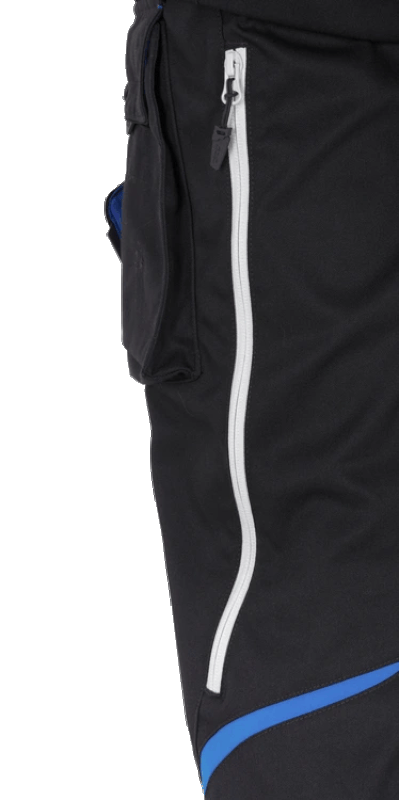 Pantaloni de lucru ergonomici Strauss, e.s.motion 2020, negru grafit-albastru, marimea 38