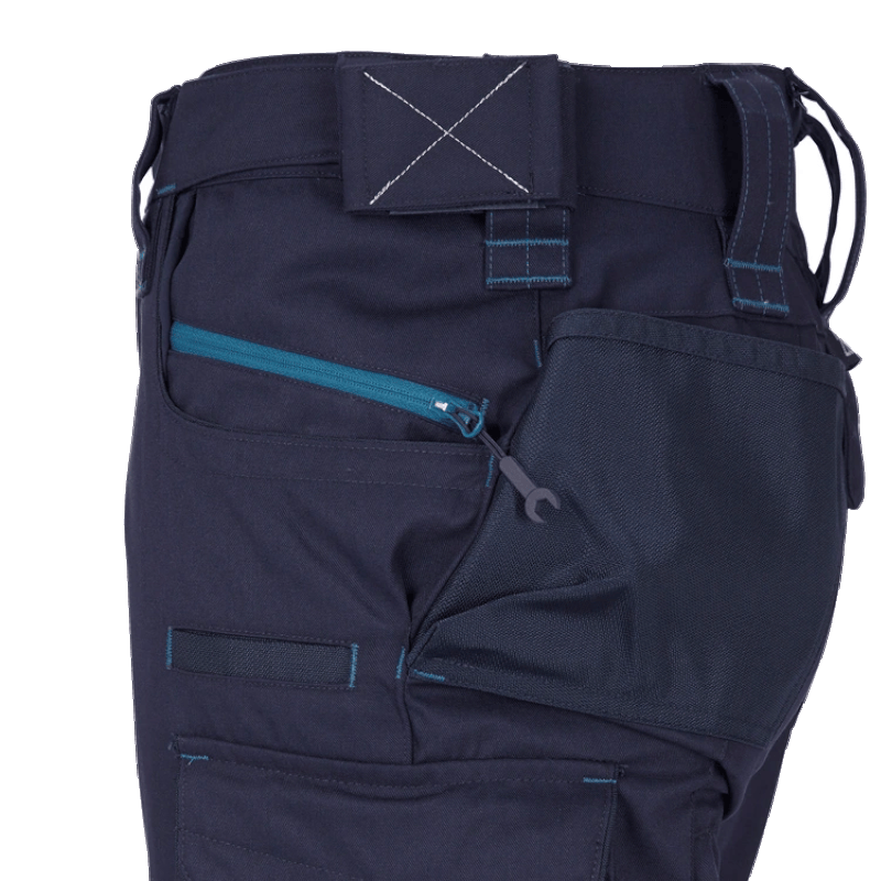 Pantaloni de lucru ergonomici Strauss, e.s.motion 2020, albastru inchis/albastru, marimea 48