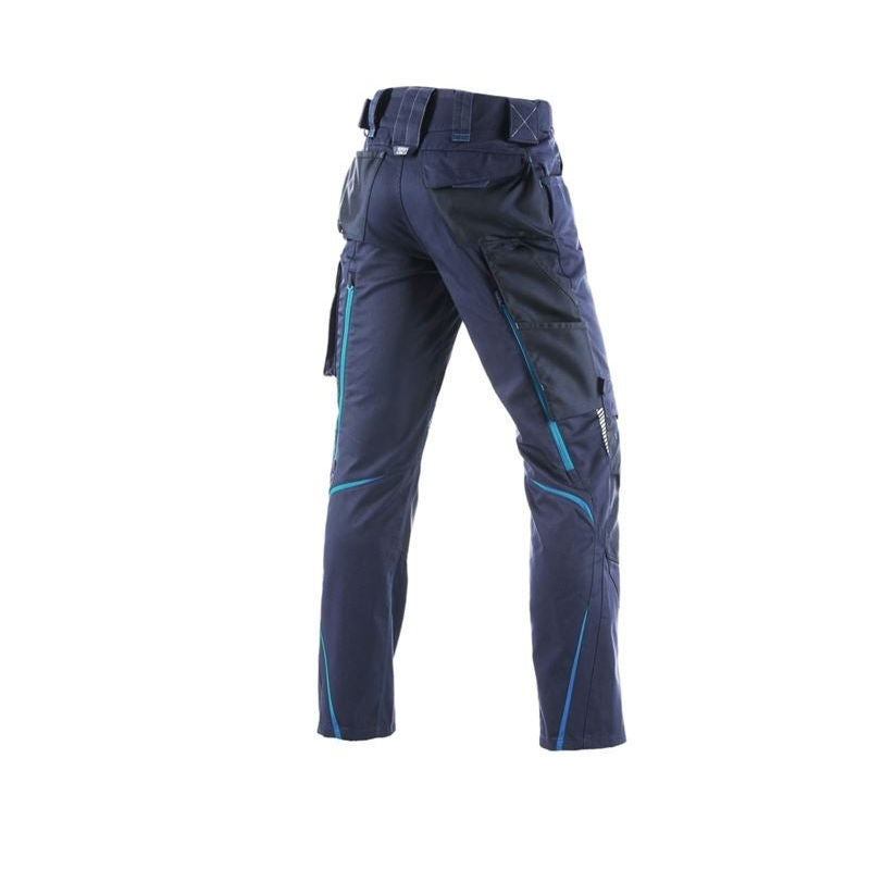 Pantaloni de lucru ergonomici Strauss, e.s.motion 2020, albastru inchis/albastru, marimea 48