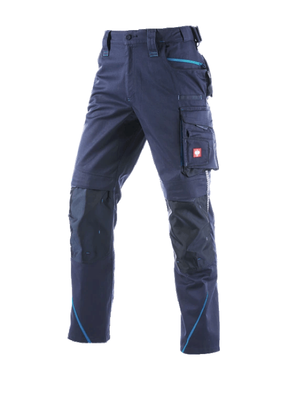 Pantaloni de lucru ergonomici Strauss, e.s.motion 2020, albastru inchis/albastru, marimea 50