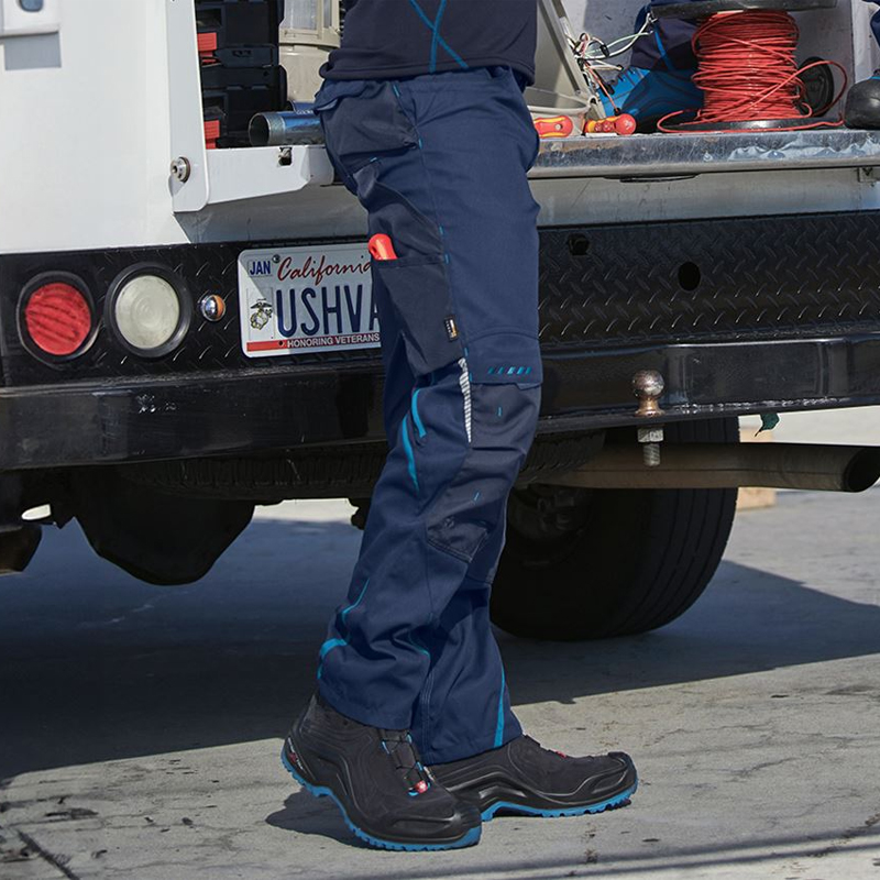 Pantaloni de lucru ergonomici Strauss, e.s.motion 2020, albastru inchis/albastru, marimea 50